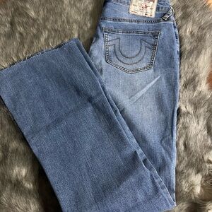True Religion Flare & Wide Leg Jeans in Denim Blue